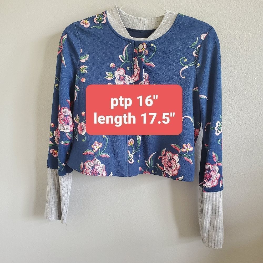 NWT BCBGeneration floral jacket - Picture 5 of 6